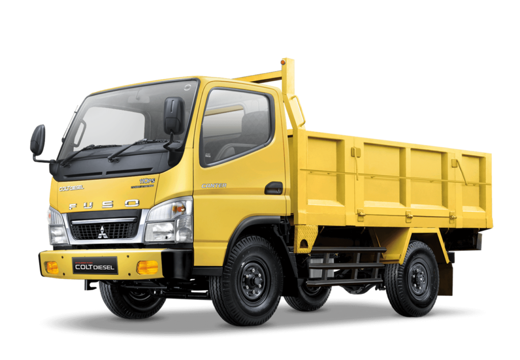 Mitsubishi Canter dengan karoseri bak besi