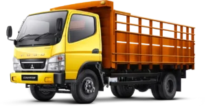 Mitsubishi Canter FE 74 HD bak kayu