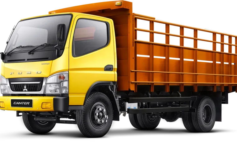 Mitsubishi Canter FE 74 HD bak kayu